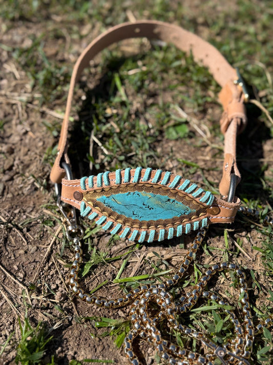 Turquoise Lamb/Goat Halter