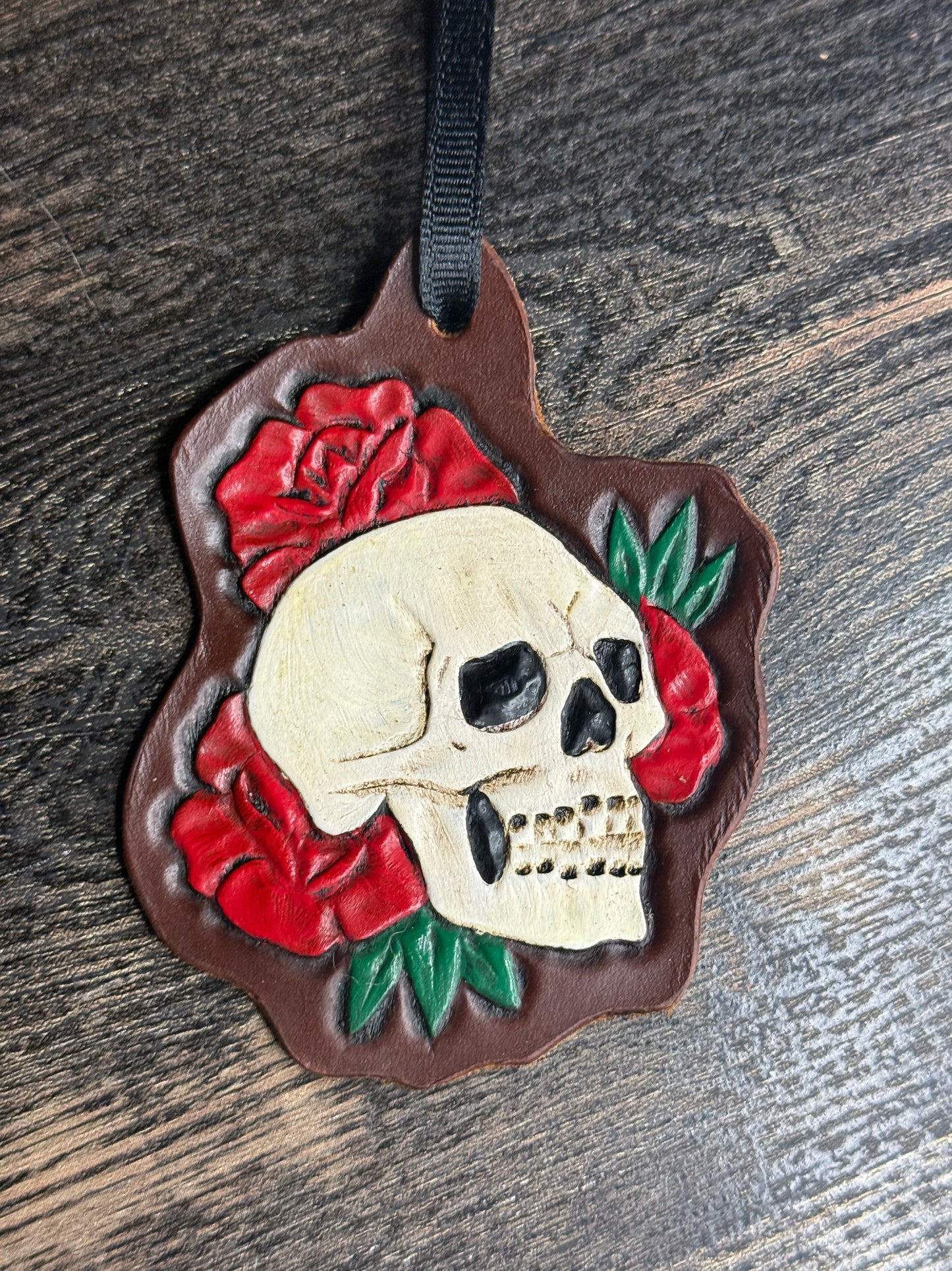 Vintage Leather & Tobacco Car Freshie